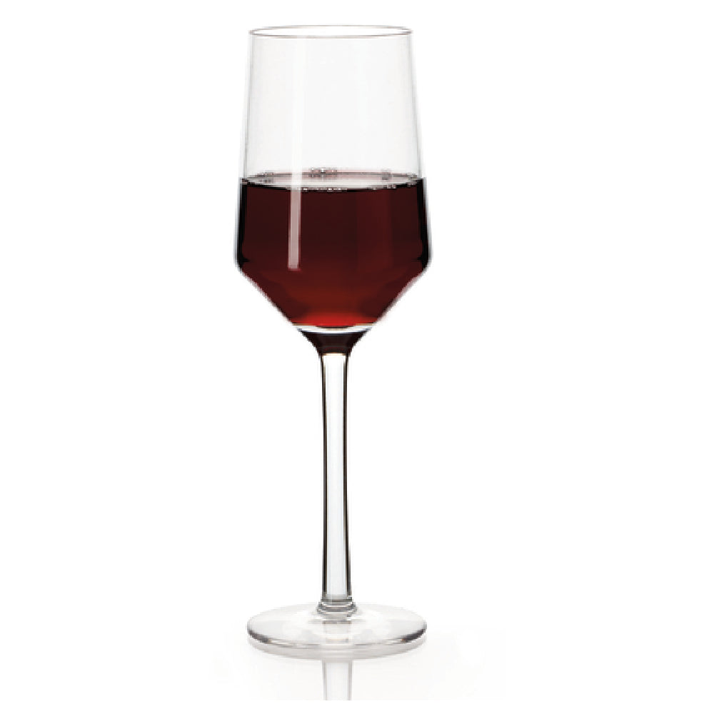 GET Enterprises SW-1463-CL Via Wine Glass 10 Oz. (10 Oz. Rim Full) 2-21/25" Max Dia. X 8-3/4"H