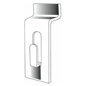 Hubert 71812 - Slatwall Picture Hanger, 1" X 3", 1/4" Notch Depth