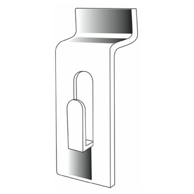 Hubert 71812 - Slatwall Picture Hanger, 1" X 3", 1/4" Notch Depth