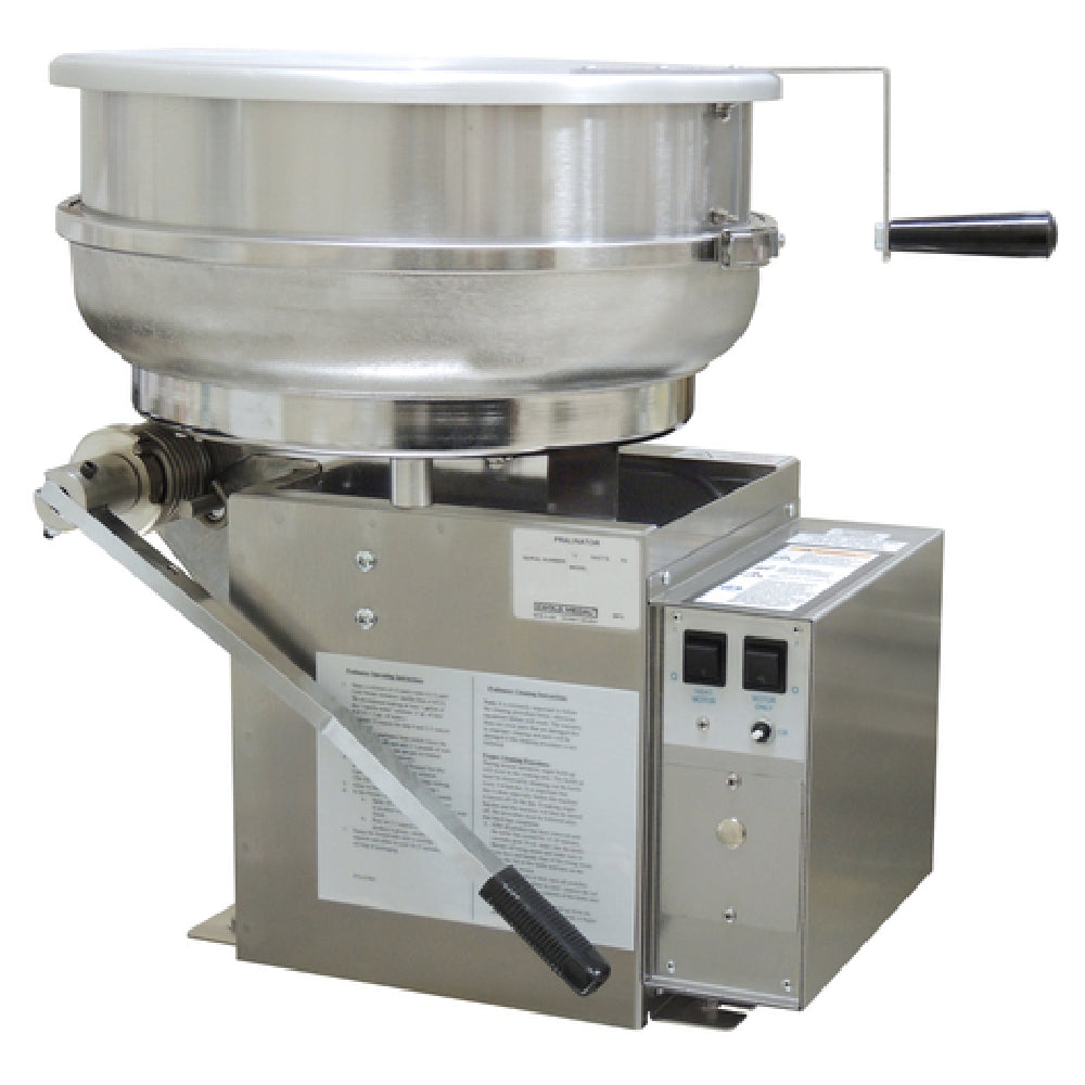 Gold Medal 2181ER Pralinator Frosted Nut Machine Right Hand Dump Electronic Temperature Control