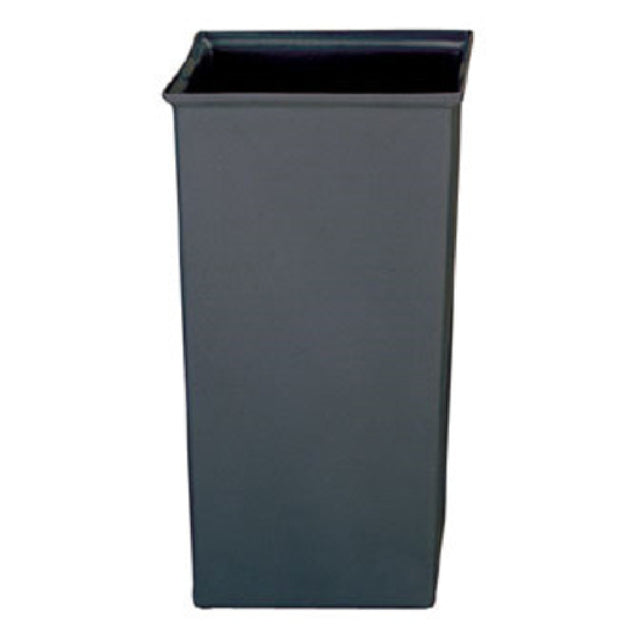 Rubbermaid FG356600GRAY Rigid Liner 24-2/3 Gallon 16-1/4" Sq X 28-1/2" H