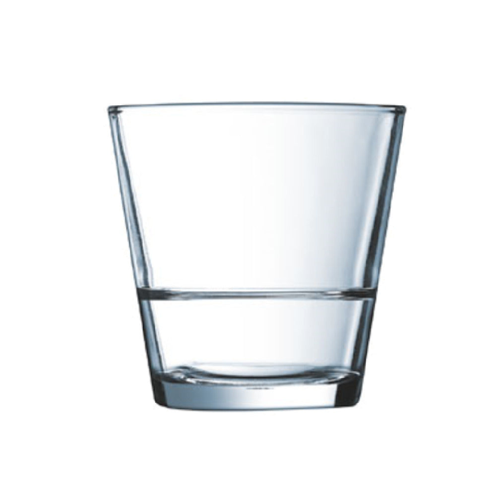 Arc Cardinal L5216 Arcoroc Stack Up Rocks 8.75 Oz Soda Lime Glass
