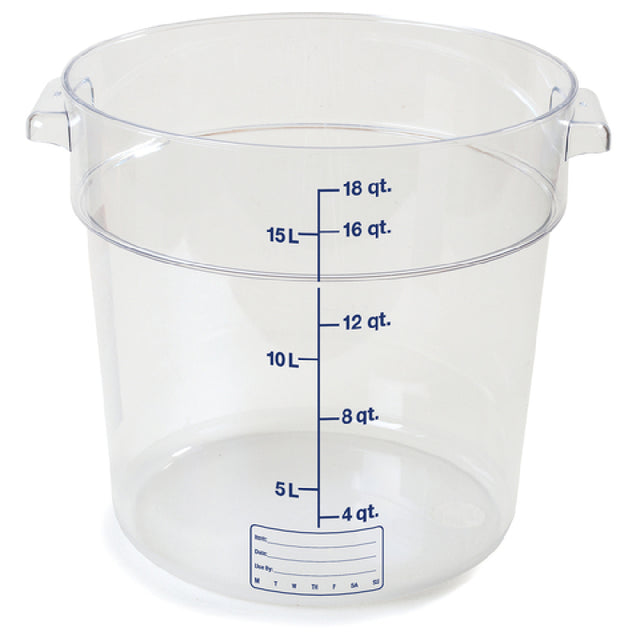 Carlisle 1076807 Carlisle Storplus™ Container 18 Qt. Round