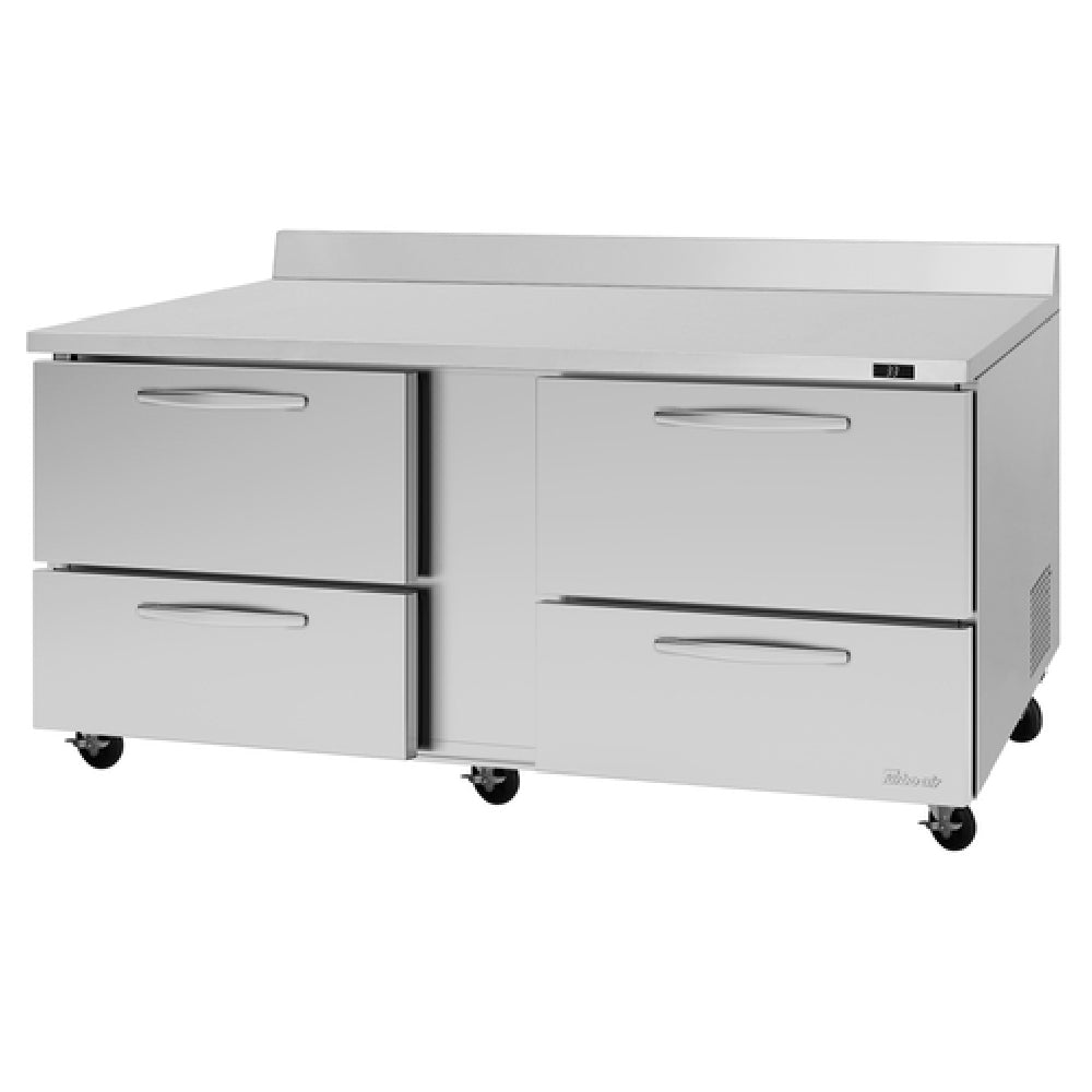 Turbo Air PWR-72-D4-N PRO Series Refrigerated Work Top Two-section 18.8 Cu.ft. .capacity