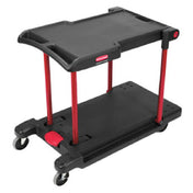 Rubbermaid FG430000BLA Utility Cart 23-4/5"L X 45-1/5"W X 34-2/5"H Convertible
