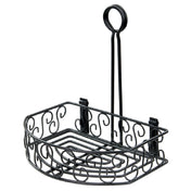 Winco WBKH-6SB Condiment Caddy 8-1/4" X 6-1/4" X 9"H Straight Back