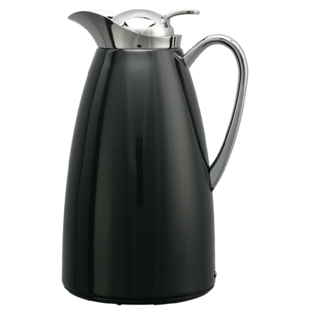 Service Ideas CJZ1BLK Classy™ Vacuum Carafe 1 Liter (33.8 Oz.) 5-1/2" X 6-1/2" X 10"