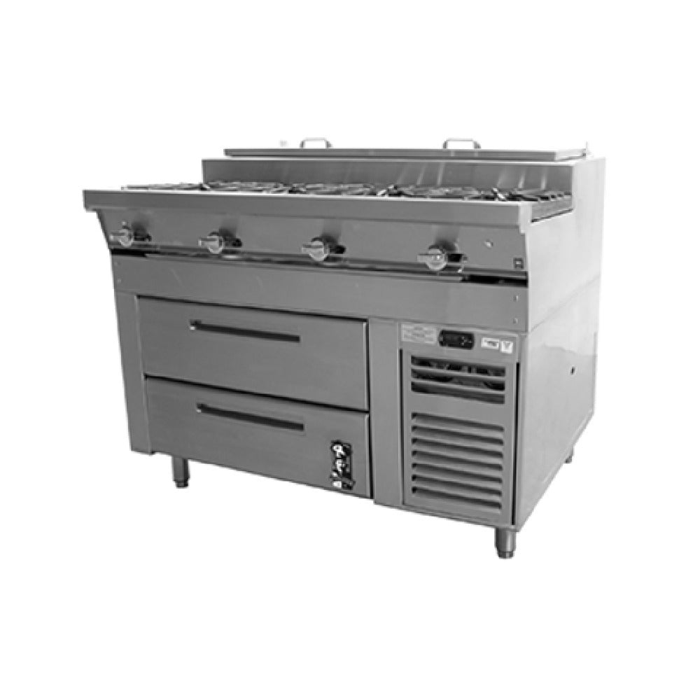 Montague Company C60-5F/RB60-RRR Legend™ Ice & Heat Sautè Station Heavy Duty Range 60" W