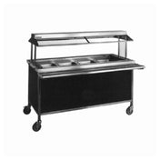 Atlas Metal CARM-2 Cold Food Serving Counter 36-1/4"L 3" Recessed Cold Pan (2) Pan Size 19-7/8" X 25-1/2" X 9"