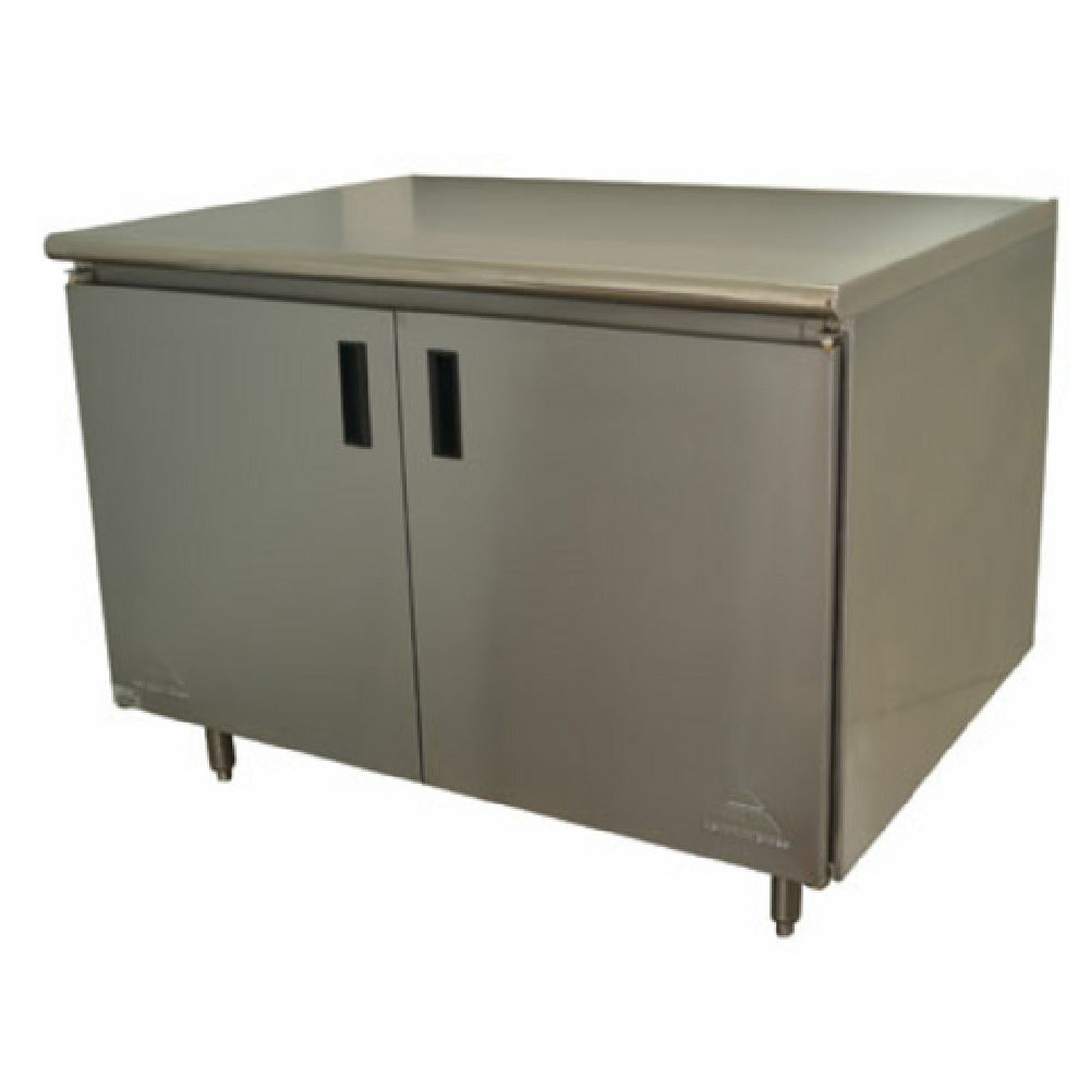 Advance Tabco EHB-SS-243 Special Value Economy Work Table 36"W X 24"D Cabinet Base With Hinged Doors