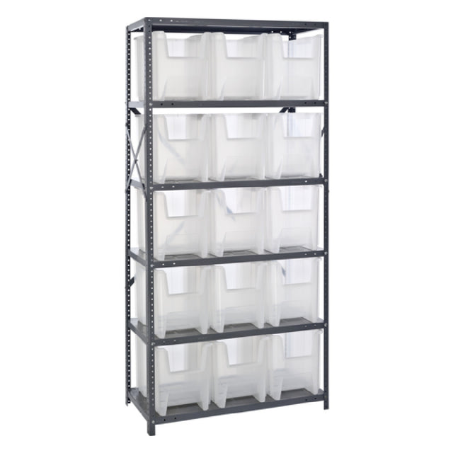 Quantum QSBU-600CL Shelving Unit 18"D X 36"L X 75"H Heavy Duty