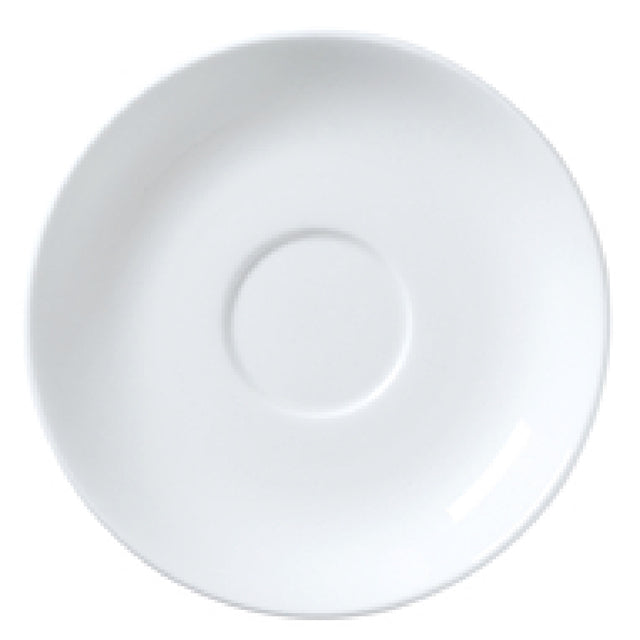 Steelite 82000AND0109 Low Tea Saucer 6.375" X 0.875" Whiteware