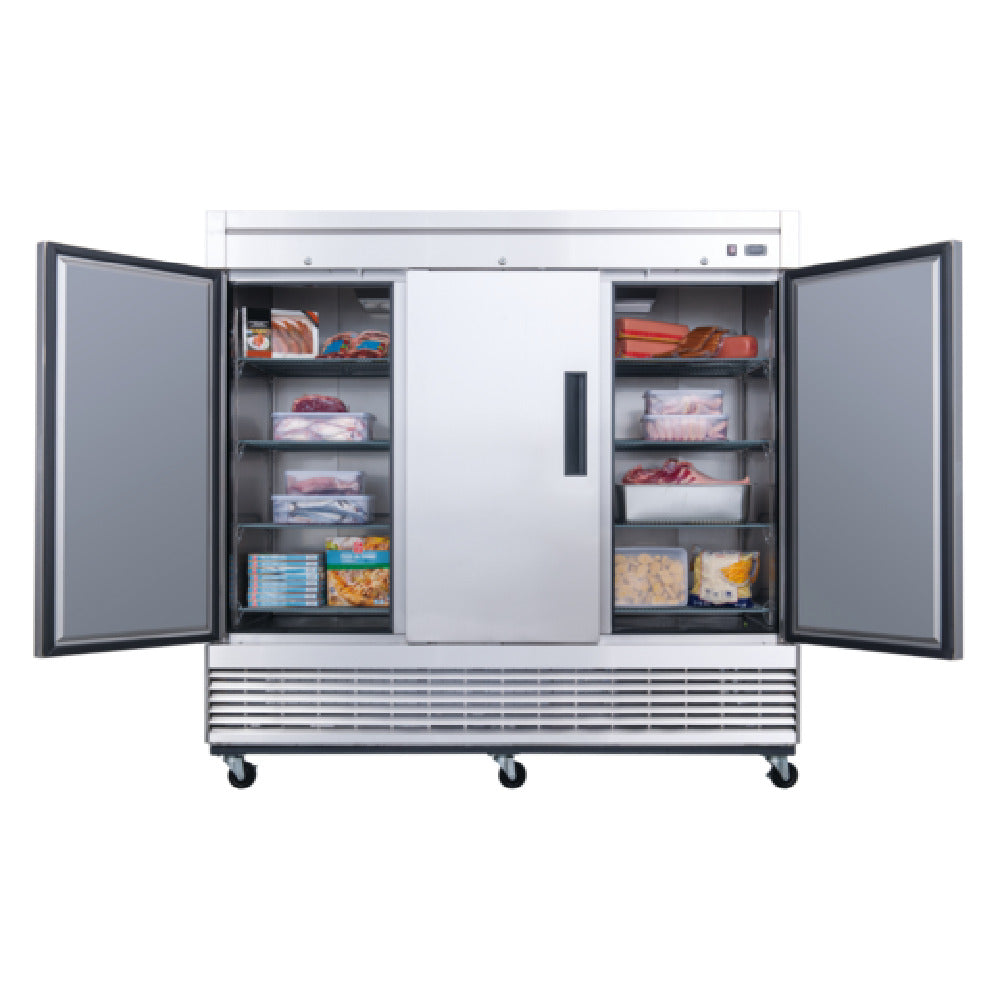 Dukers Appliance Co. USA Ltd. D83F Freezer Reach-in Three-section