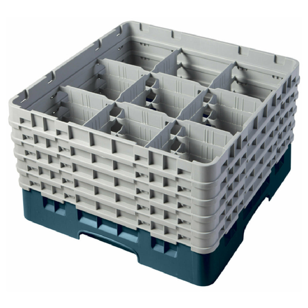 Cambro 9S958414 Camrack® Glass Rack With (5) Soft Gray Extenders Full Size