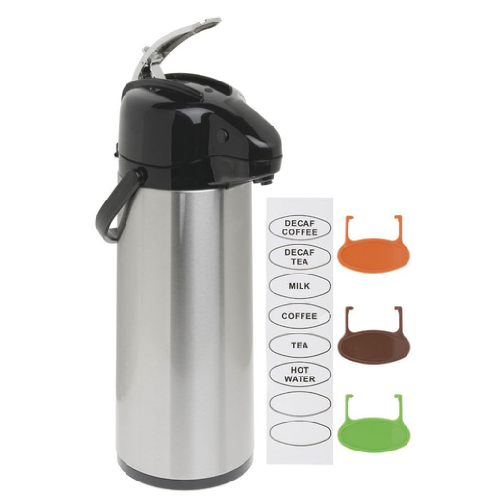 Hubert 47626 - Airpot, 2-1/2 Liter, 6" Dia. X 17"H