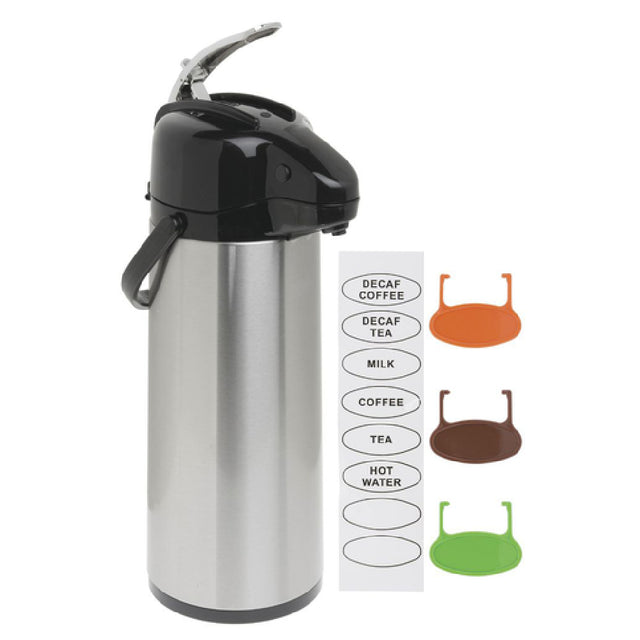 Hubert 47626 - Airpot, 2-1/2 Liter, 6" Dia. X 17"H
