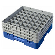 Cambro 49S638168 Camrack® Glass Rack With (3) Soft Gray Extenders Full Size