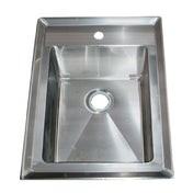 Winholt WS-DIS-ME-1621DP14KT Drop-in Sink One Compartment 16 Gauge Stainless Steel