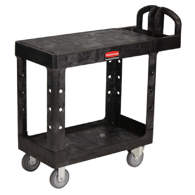 Rubbermaid FG450589BLA Flat Shelf Utility Cart 38"L X 19-1/4"W X 33-1/2"H 500 Lb. Total Capacity