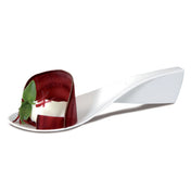 JB Prince RB336 W Tast Compostable Bio-Plastic Tasting Spoon 4.75"W X 1.5"W White