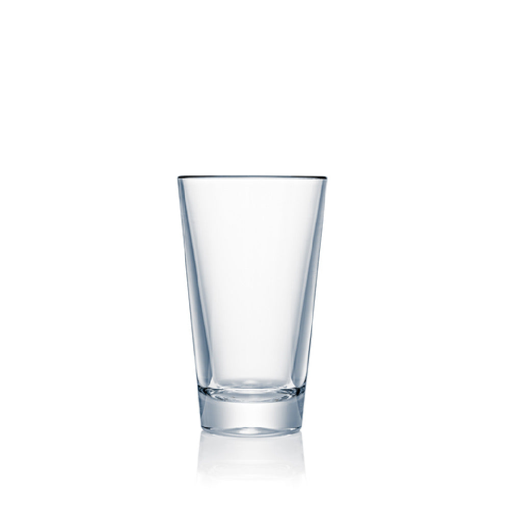 Steelite N400143 Strahl® Design Mixing/Pint Glass 14 Oz. (H 5-7/8" M 3-1/2" T 3-1/2" B 2-3/8") Shatter Proof