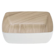 Hubert 46343 - Kalm Collection Bowl, 158 Oz., 9-7/8" X 9-7/8" X 3"H