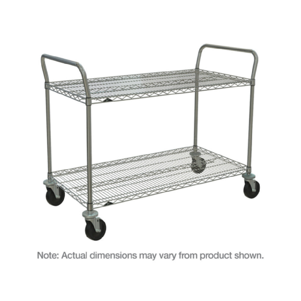 Metro 2SPN43ABR SP Heavy Duty Utility Cart Standard Unit 36"W X 21"D X 39"H