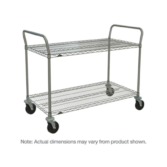 Metro 2SPN43ABR SP Heavy Duty Utility Cart Standard Unit 36"W X 21"D X 39"H