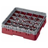Cambro 25S318416 Camrack® Glass Rack With Soft Gray Extender Full Size
