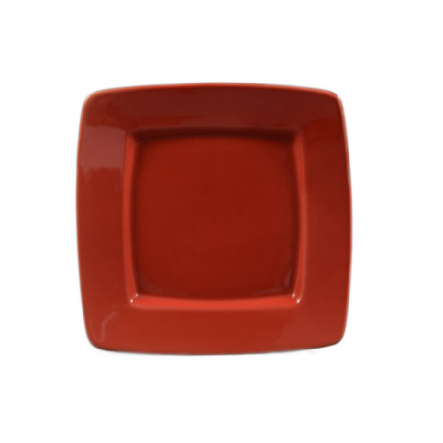 CAC China R-S8Q-R Clinton Plate 8-7/8"L X 8-7/8"W X 3/4"H Square In Square