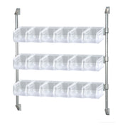 Quantum CAN-34-36BH-230CL Cantilever Bin Holder Post Wall Mount 36"W X 10-7/8"D X 34"H