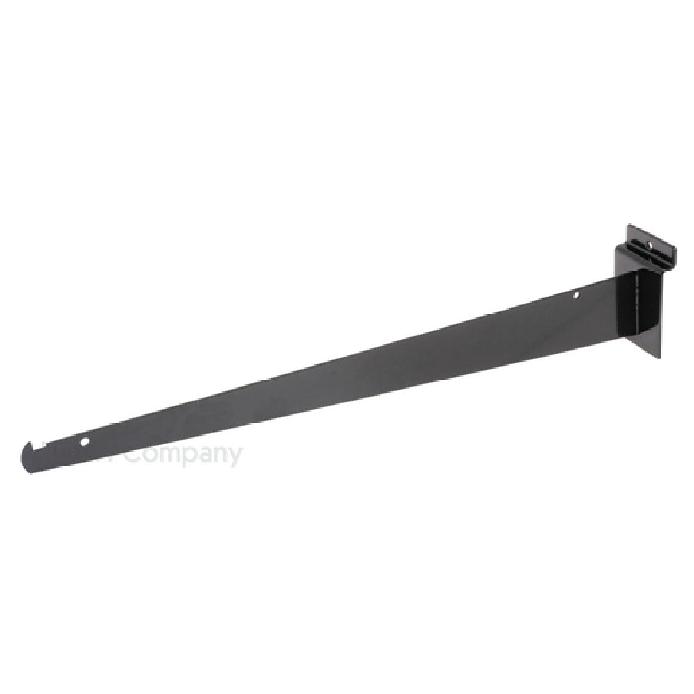 Hubert 37863 - Slatwall Shelf Bracket, 16", Black