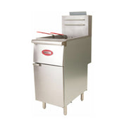 Hubert 29Y-010-NAT - Kratos® Commercial Gas Floor Fryer, (3) Burners, 40 Lb. Capacity