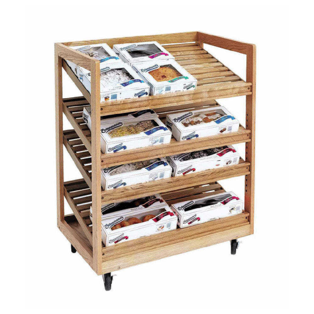 Hubert 37386 - Expressly Hubert Bakery Cart, 4-tier, 31" X 20" X 37"H
