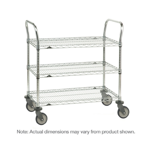 Metro 3SPN33PS SP Heavy Duty Utility Cart Standard Unit 36"W X 18"D X 39"H