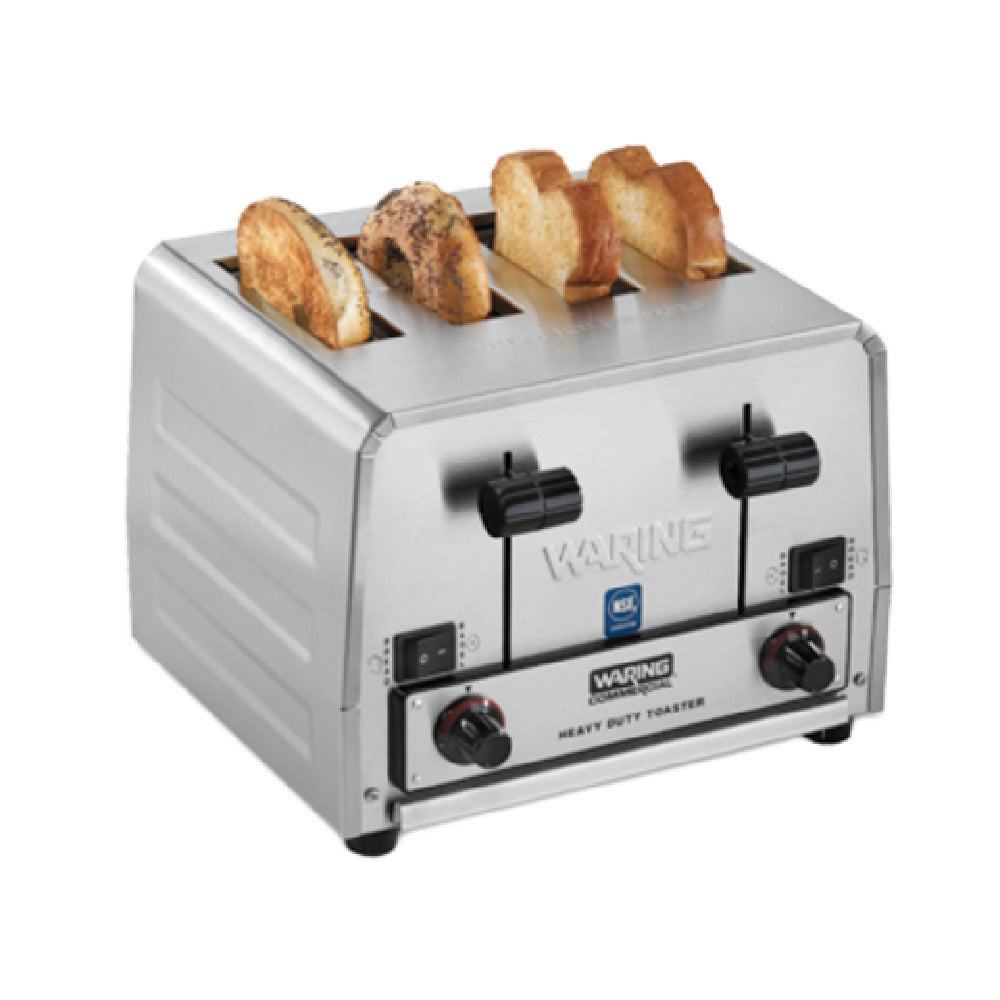 Waring WCT850RC - Commercial Switchable Bagel/Bread Toaster, Heavy-duty, (4) 1-1/2" Slots