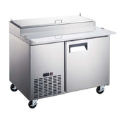 Admiral Craft GRPZ-1D Grista Refrigerated Pizza Prep Table 1-section 50"W X 31-1/2"D X 43"H