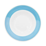 CAC China R-125-BLU Rainbow Pasta Bowl 30 Oz. 12-3/4" Dia. X 2-1/4"H