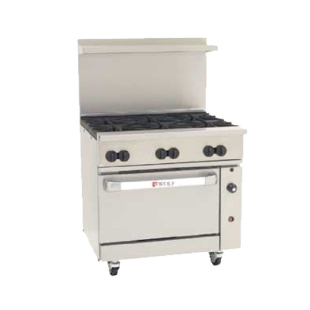 Wolf C36S-6B_LP Challenger XL™ Restaurant Range Gas 36"