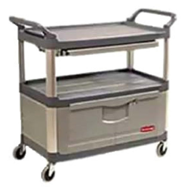 Rubbermaid FG409400GRAY Xtra™ Instrument Cart 40-5/8"L X 20"W X 37-13/16"H 300 Lb. Total Capacity
