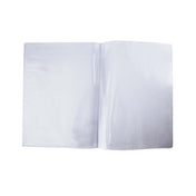Risch 200 8.5X11 12GA Clear Vinyl Menu Cover 8-1/2" X 11" Double Pocket