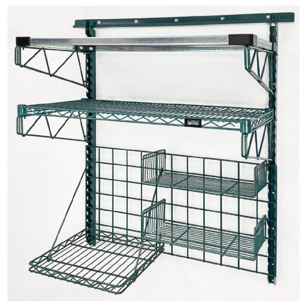 Quantum SGK-401836-3P Store Grid Medium-Duty Kit Includes: (1) 40" Wall Track
