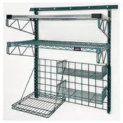 Quantum SGK-401836-3P Store Grid Medium-Duty Kit Includes: (1) 40" Wall Track