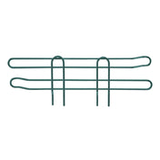 Quantum SL12P Side Ledge 12"D X 4"H Green Epoxy Antimicrobial Finish