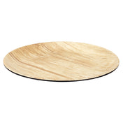 Bon Chef 53976BLK-BAMBOO Salad Plate 9" Dia. Round