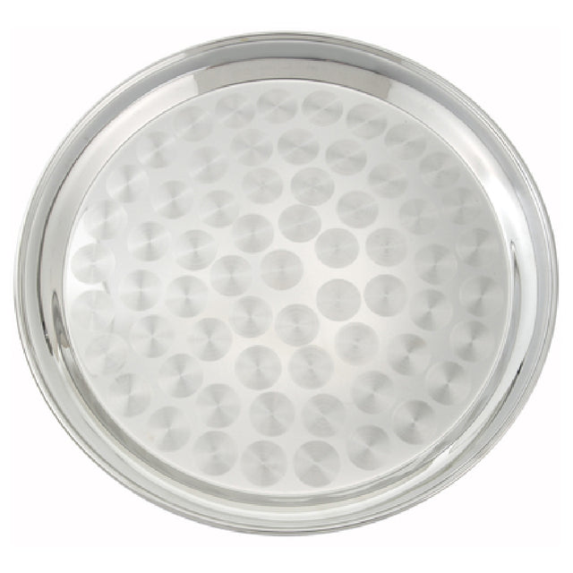 Winco STRS-12 Swirl Service Tray 12" Dia. Round
