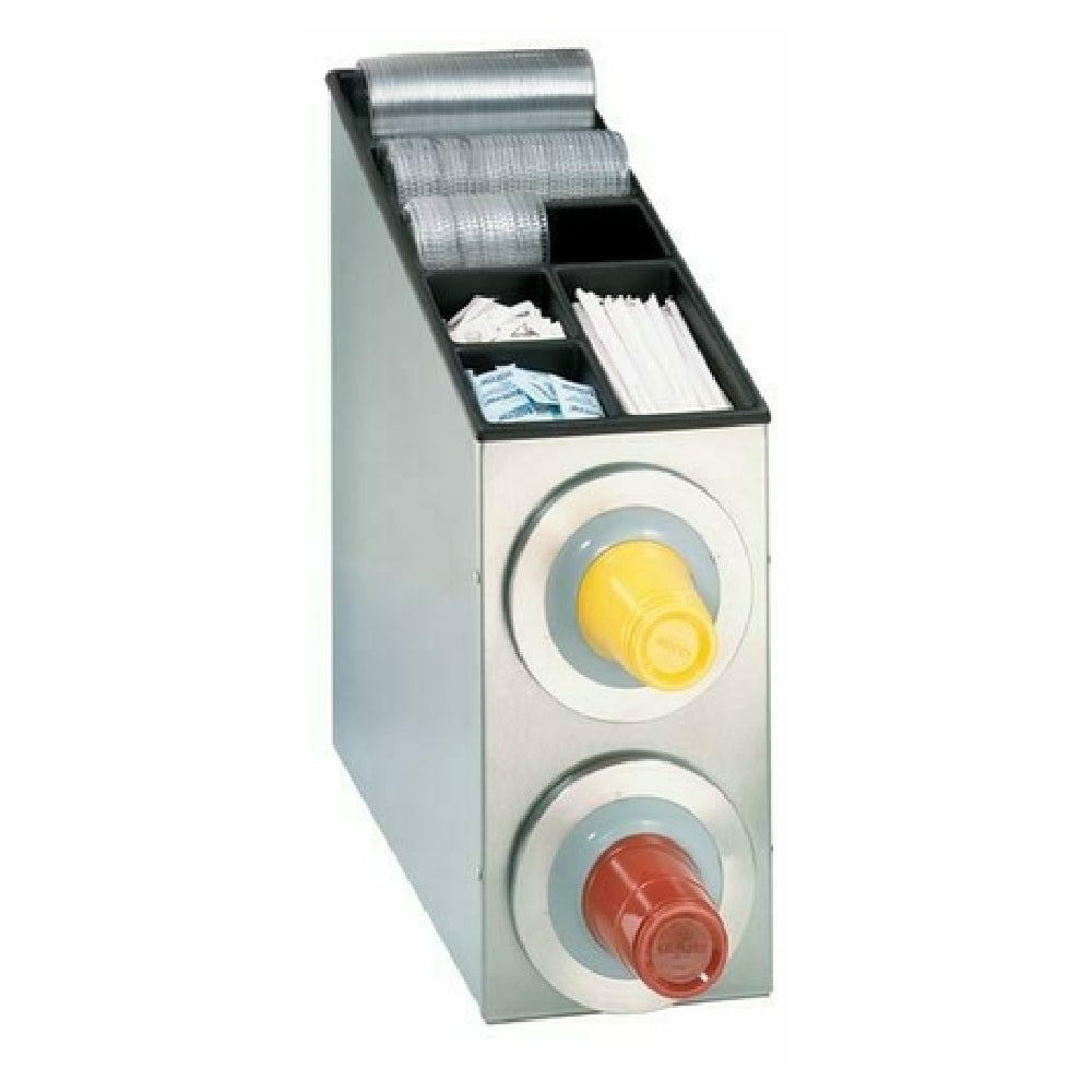 Dispense-Rite BFL-L-2SS - Cup Dispensing Cabinet, 22-3/4"H X 8-3/8"W X 23-1/4"D, Interchangeable Gasket