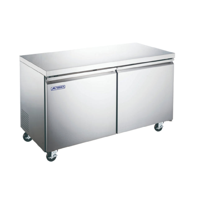Omcan 59055 (FR-CN-1219E-HC) Aurora Under Counter Freezer Reach In Two-section