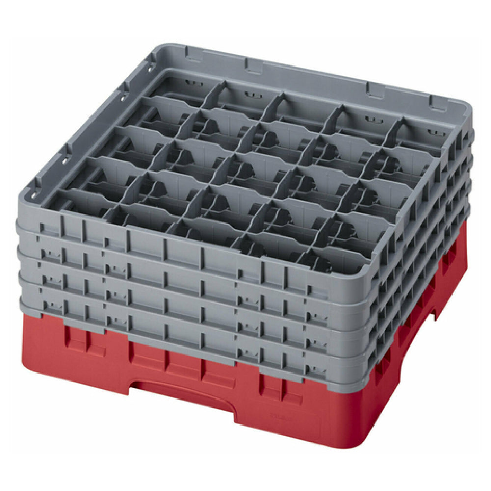 Cambro 25S800163 Camrack® Glass Rack With (4) Soft Gray Extenders Full Size