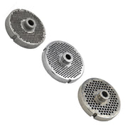 Omcan 37561 (37561) SS #32 Machine Plate With Hub 13/16" (20mm) 3 Notches Round